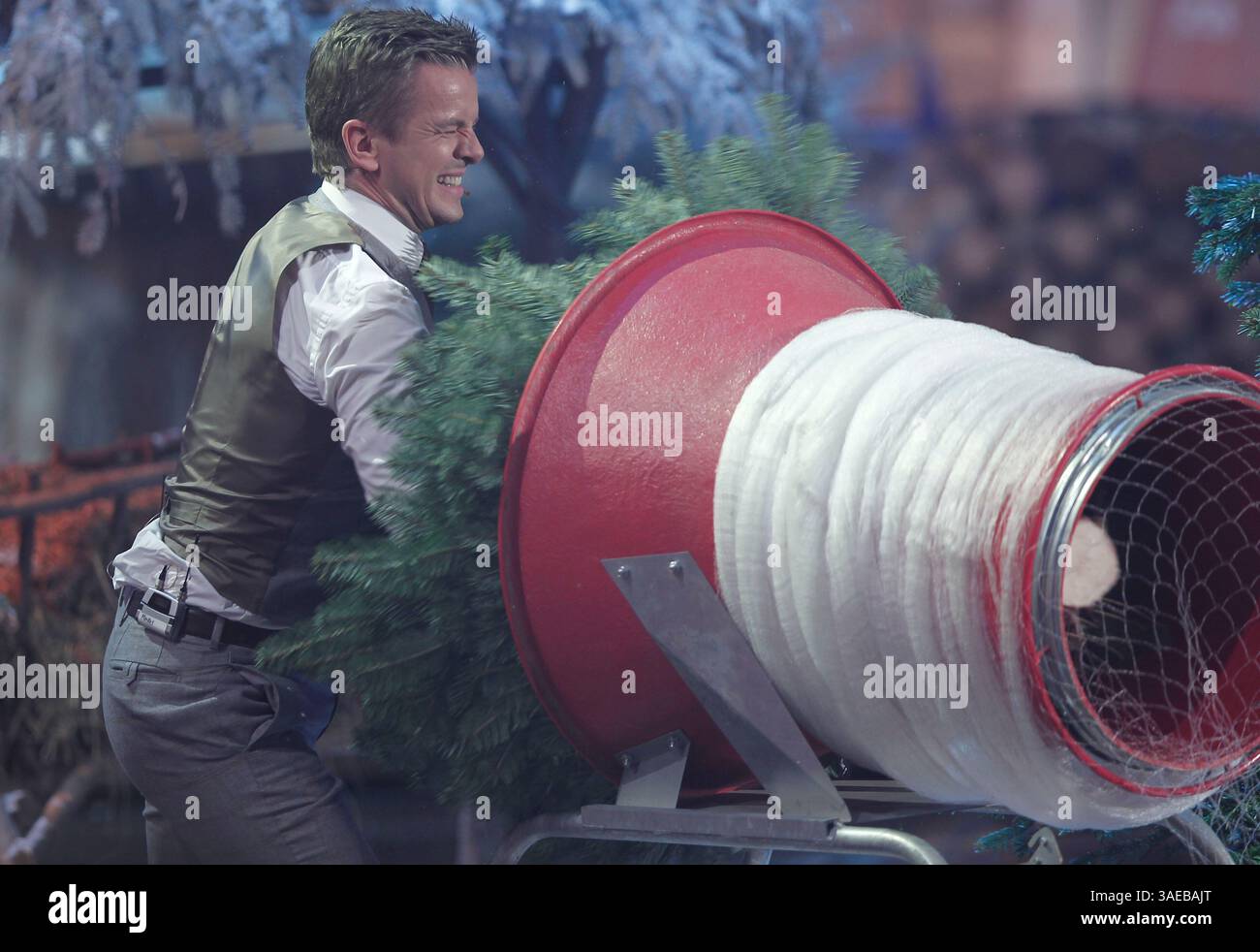 ZDF TV Show Wetten das aus Freiburg am Samstag, 08.12.2012 mit Moderator Markus Lanz Stockfoto