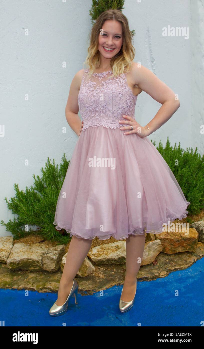 Europapark, Deutschland - Mai 19, 2019: Immer wieder Sonntags, ARD/SWR Fernsehen zeigen mit Sänger Charlien Stockfoto