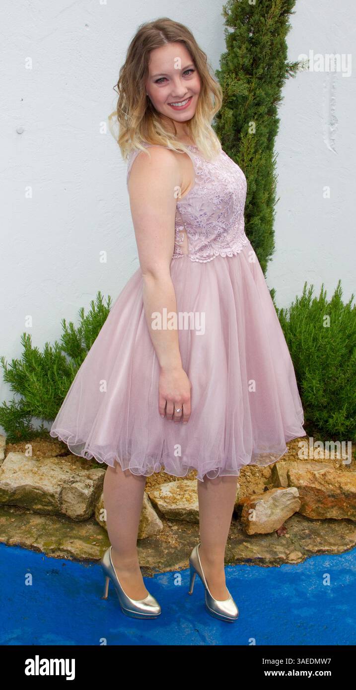 Europapark, Deutschland - Mai 19, 2019: Immer wieder Sonntags, ARD/SWR Fernsehen zeigen mit Sänger Charlien Stockfoto