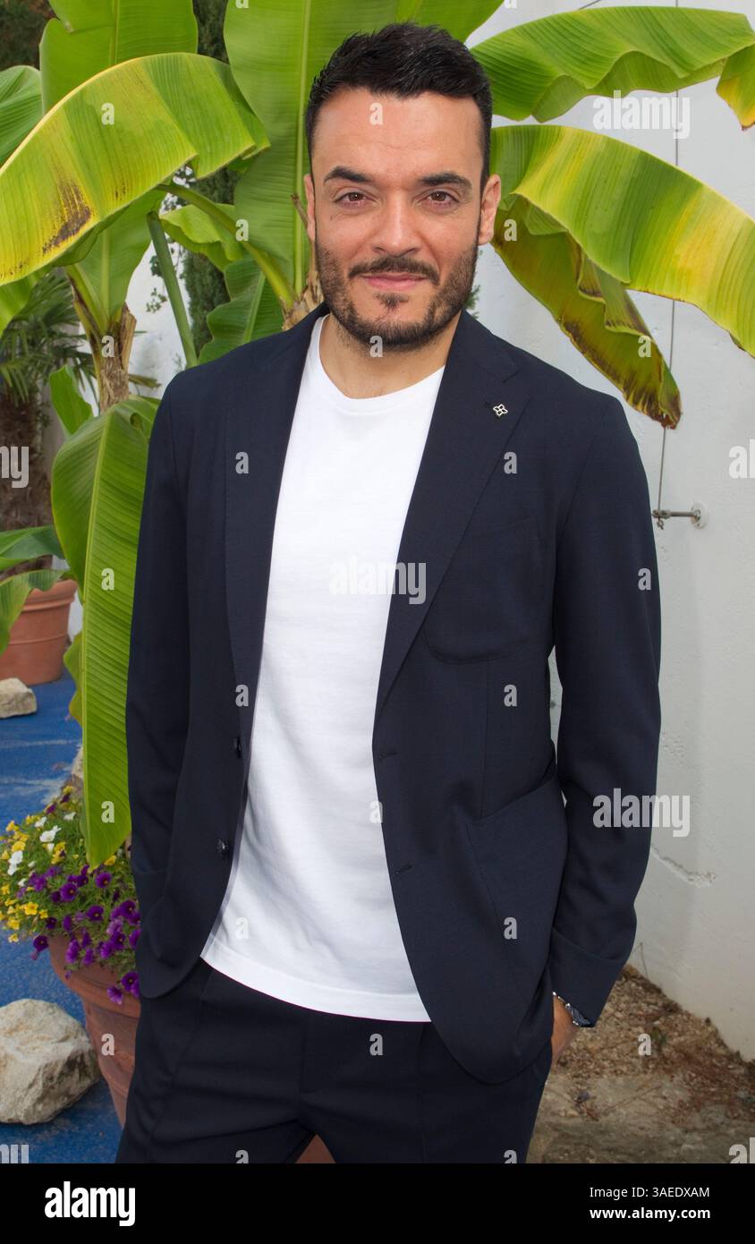 Europapark, Deutschland - 07. Juli 2019: Immer wieder Sonntags, ARD / SWR TV Show mit Sänger Giovanni Zarella Stockfoto