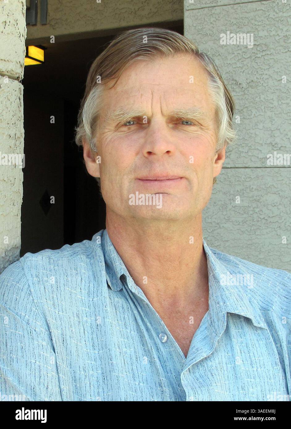 21. Oktober 2011 - Phoenix, AZ, USA - William Andrew Graven, ein 59-jähriger ehemaliger Abfahrtsski-Rennfahrer, sagt, dass er für 3 Millionen Dollar in einem mexikanischen Casino-Investmentbetrug geflickt wurde. (Kreditbild: © Tim Johnson/MCT/MCT/ZUMAPRESS.com) Stockfoto