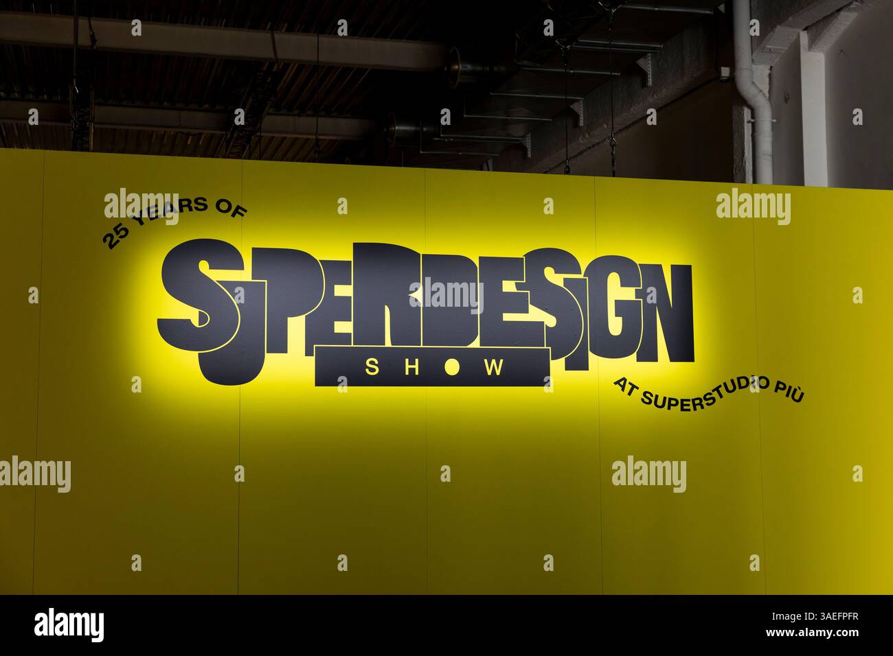 Mailand, Mauretanien. April 2025. Die Installationen finden während der Milan Design Week am 6. April 2025 im Superstudio Piu in Mailand statt (Foto: Mairo Cinquetti/NurPhoto). Quelle: NurPhoto SRL/Alamy Live News Stockfoto