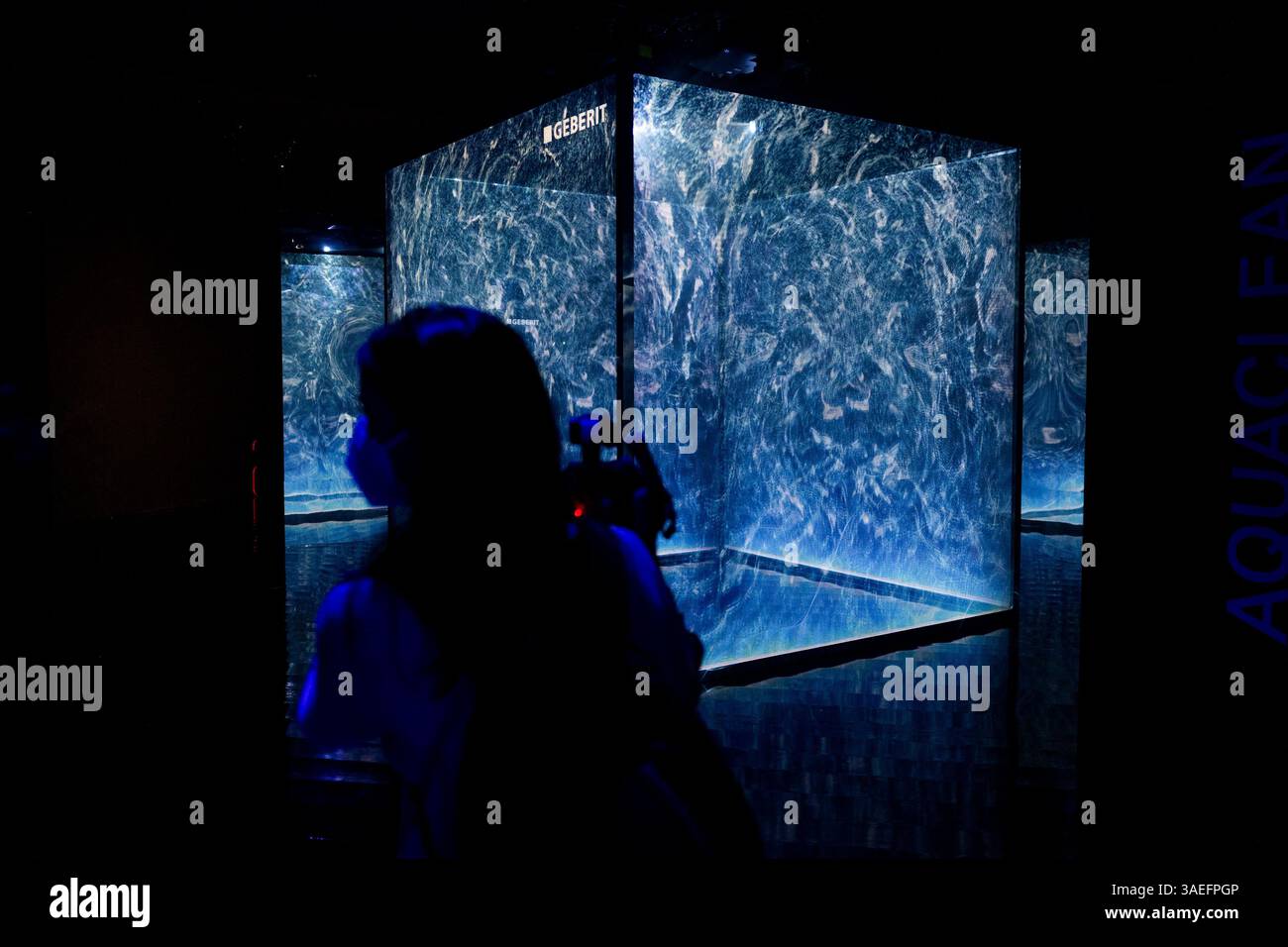 Mailand, Mauretanien. April 2025. Die Installationen finden während der Milan Design Week am 6. April 2025 im Superstudio Piu in Mailand statt (Foto: Mairo Cinquetti/NurPhoto). Quelle: NurPhoto SRL/Alamy Live News Stockfoto