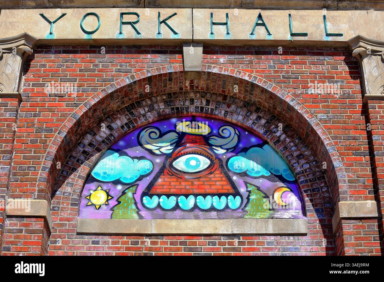 Kings Park Psychiatric Hospital, Long Island, NY geschlossen Stockfoto