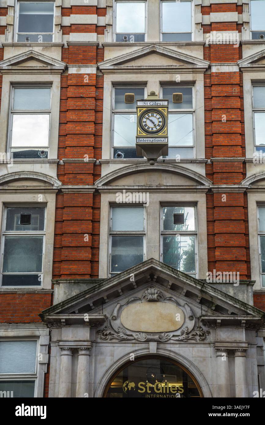 Fassade des St Giles Hotels in Bloomsbury, Camden, West End, London, England, Großbritannien, Großbritannien, Großbritannien, Europa Stockfoto