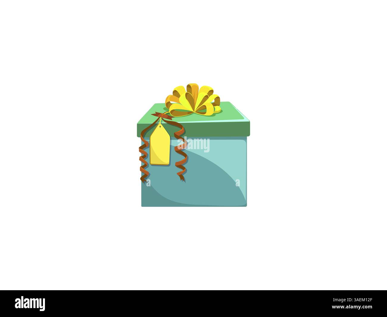 Bunte Geschenkbox Für Das Festival Stockfoto