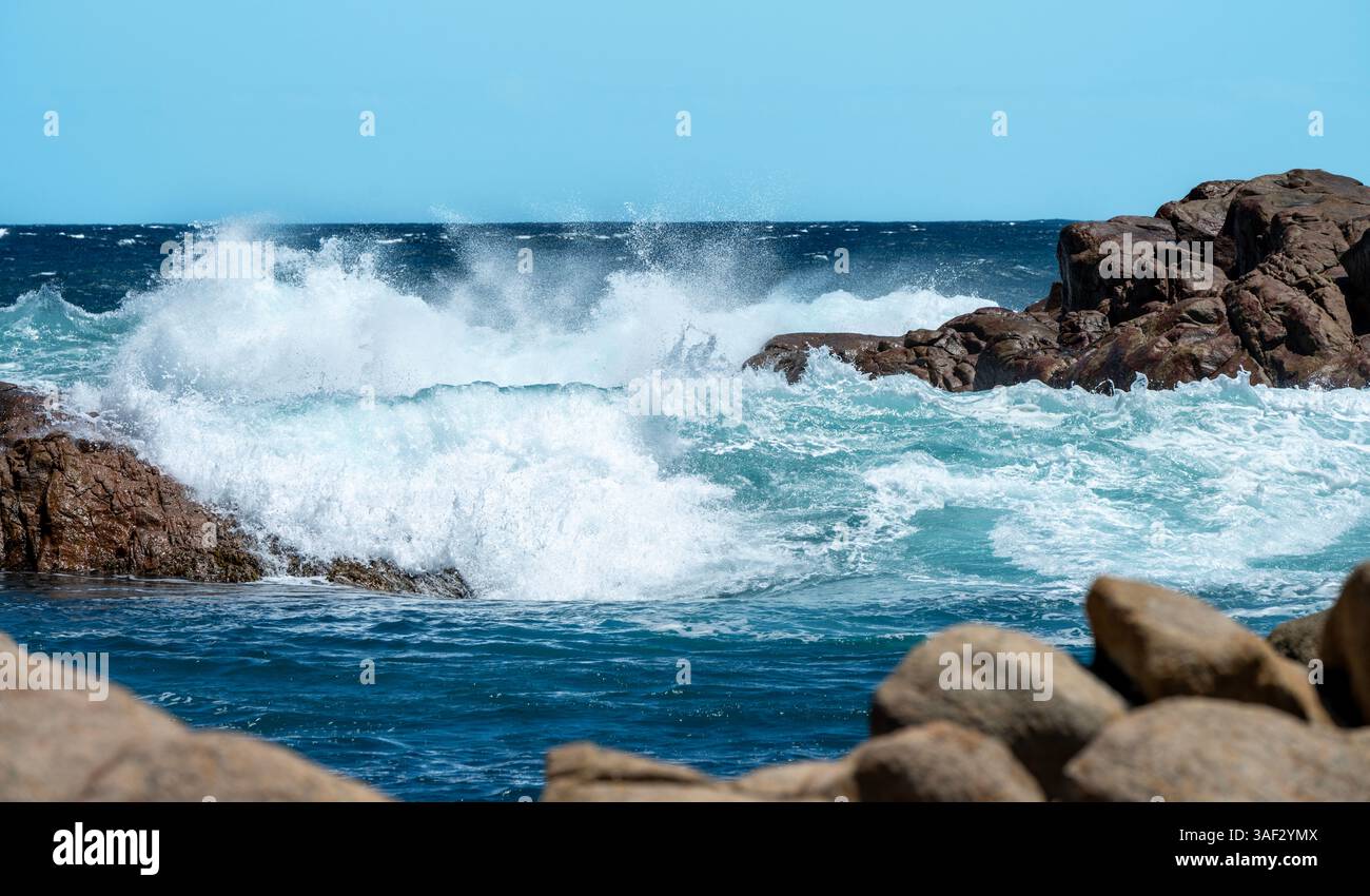 Wave-Pause Stockfoto