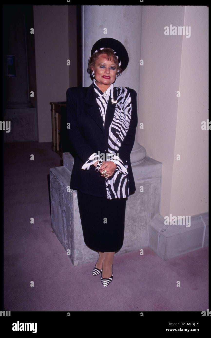 1997; Hollywood, CA, USA; TAMMY FAYE BAKKER MESSNER nimmt am Frank Sinatra Golf Tournament 1997 Teil. Stockfoto