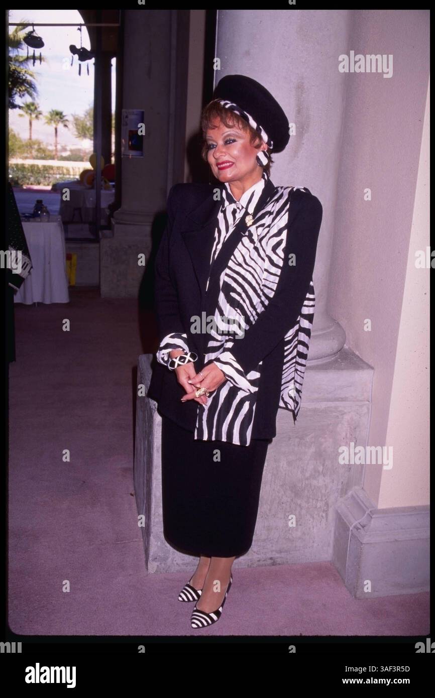 1997; Hollywood, CA, USA; Fernsehsender TAMMY FAYE BAKKER MESSNER nimmt 1997 an dem Frank Sinatra Golf Tournament Teil. (Hutchins – Michelson/1997)] Stockfoto