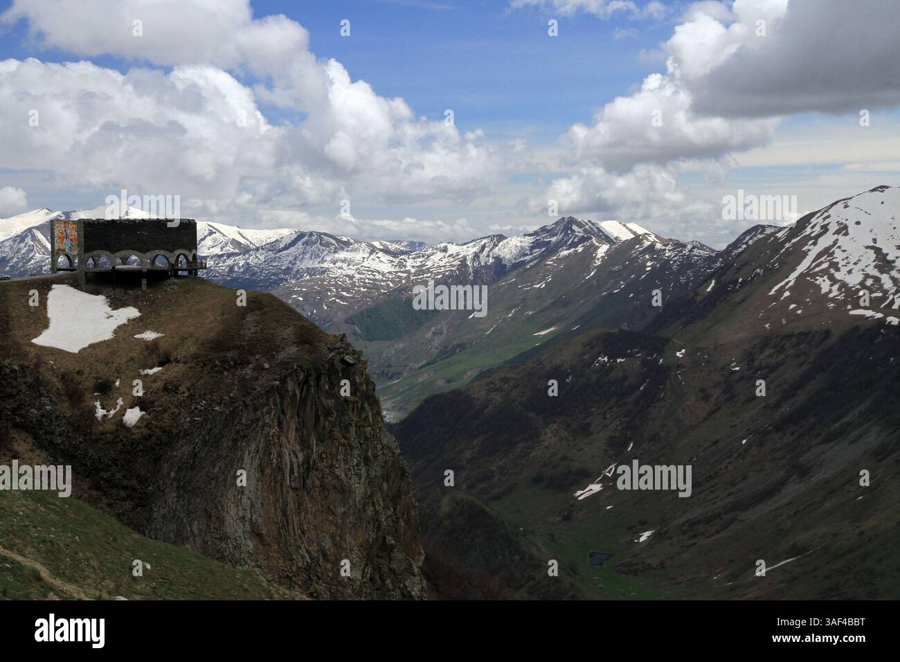 Russland-Georgien Friendship Monument, Kaukasus, Georgian Military Highway, Georgien Stockfoto