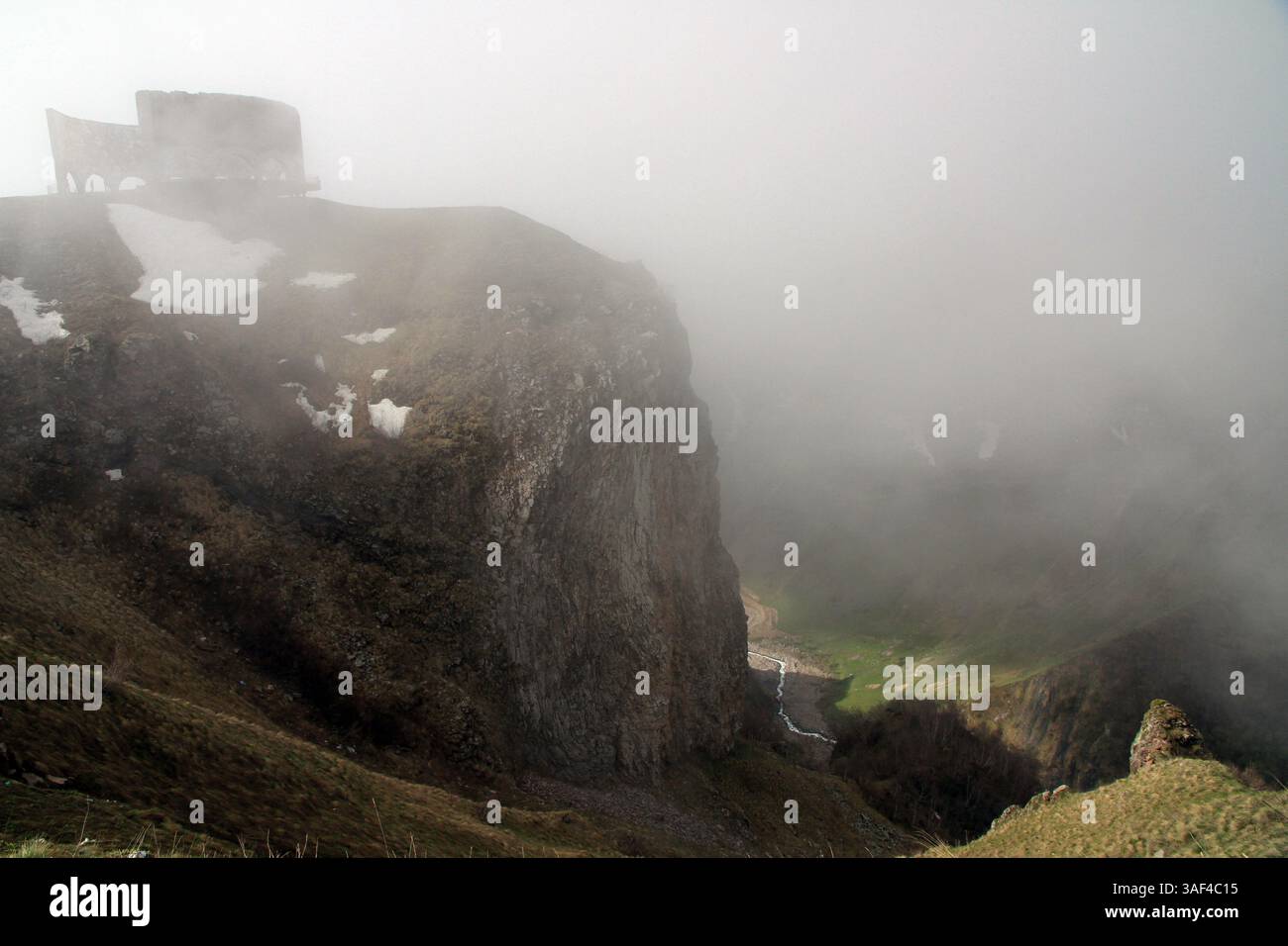 Russland-Georgien Friendship Monument, Kaukasus, Georgian Military Highway, Georgien Stockfoto