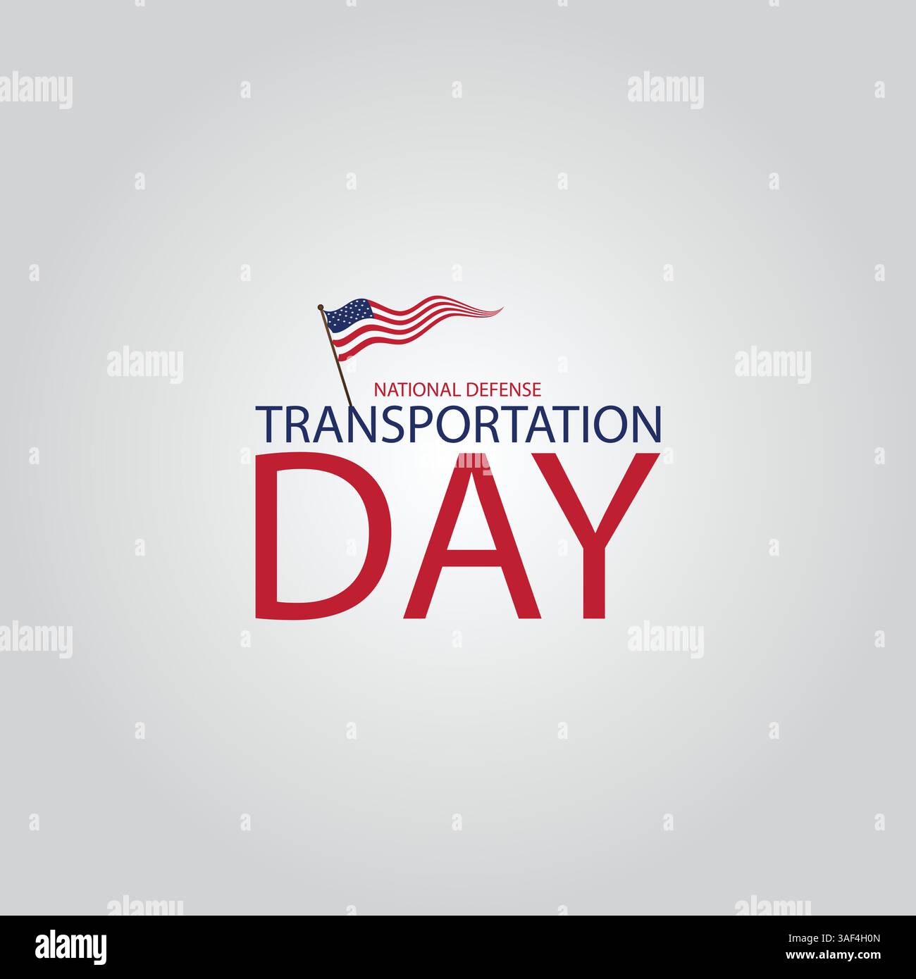 Wir feiern die Widerstandsfähigkeit des Tages des nationalen Verteidigungstransports Stock Vektor