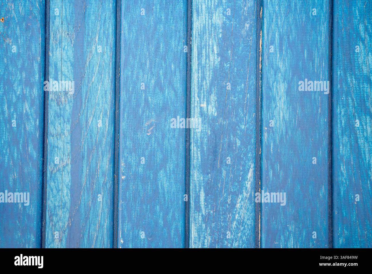 Blauer Holzdielen Hintergrund. Hochwertige Fotos Stockfoto