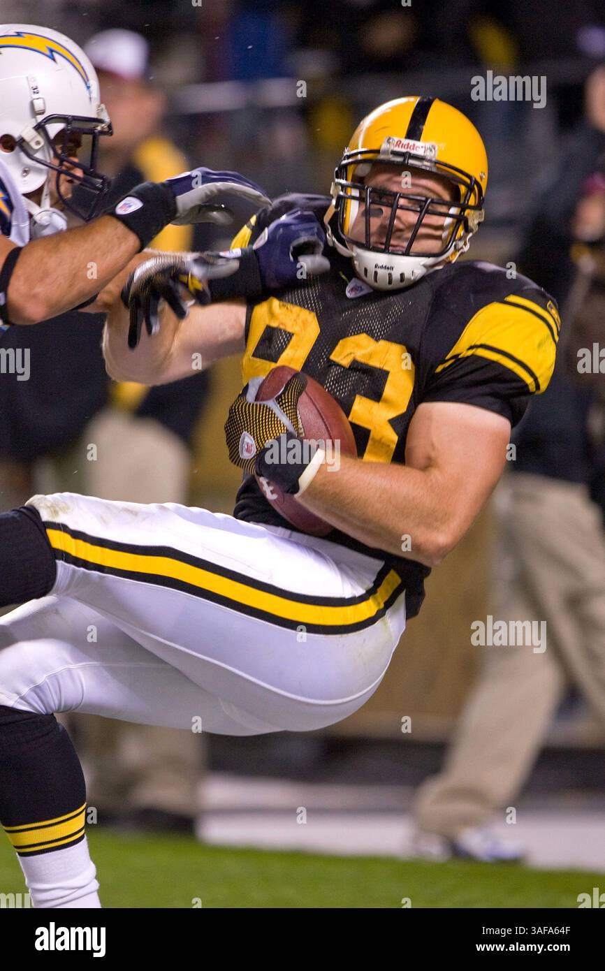 Oktober 2009: Pittsburgh Steelers Tight End Heath Miller (Credit Image: SGM/ZUMAPRESS.com) Stockfoto