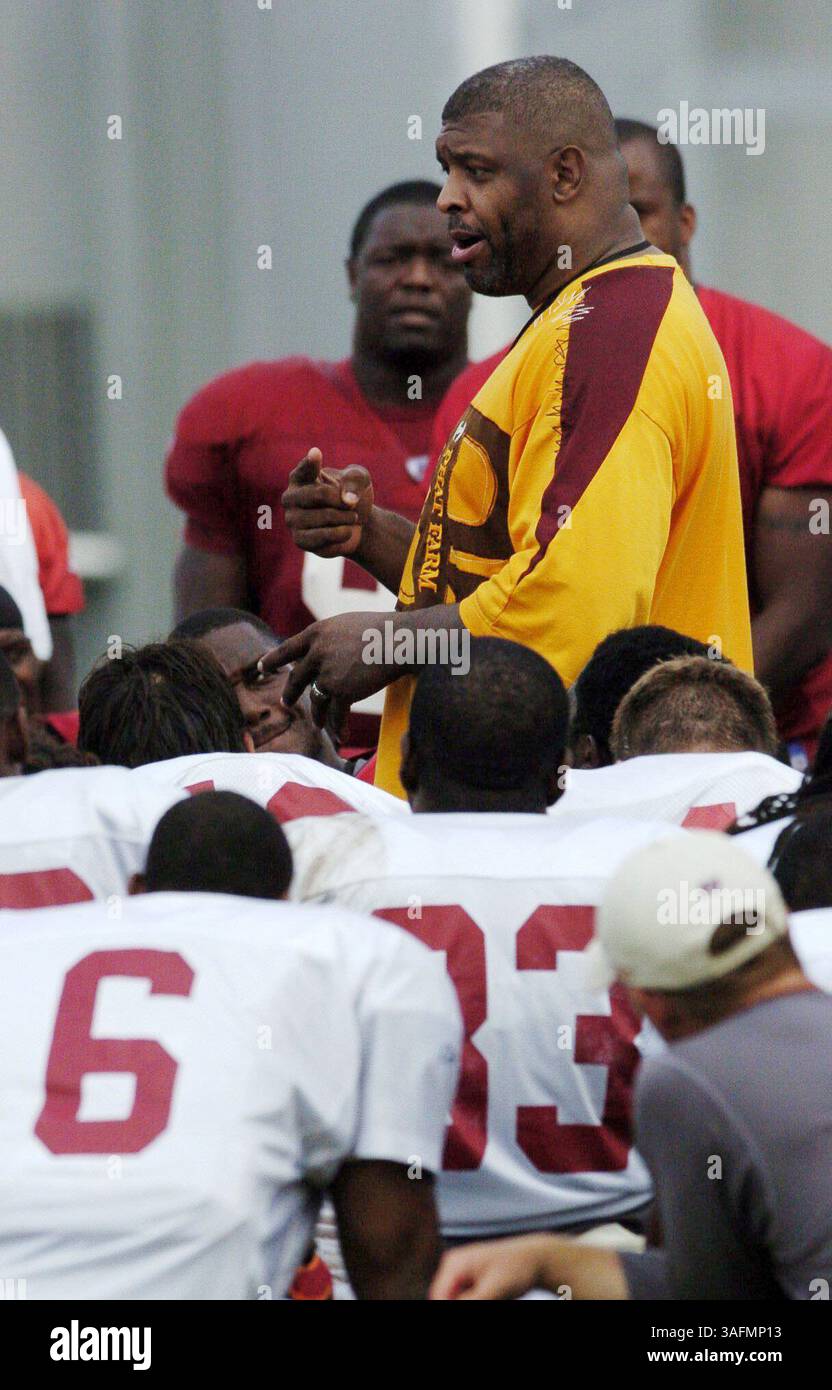 Tampa Bay Buccaneer Trainingscamp in Disney Wide World of Sports. Fotos wurden am Freitag aufgenommen (Foto: St. Petersburg Times/ZUMAPRESS.com) Stockfoto