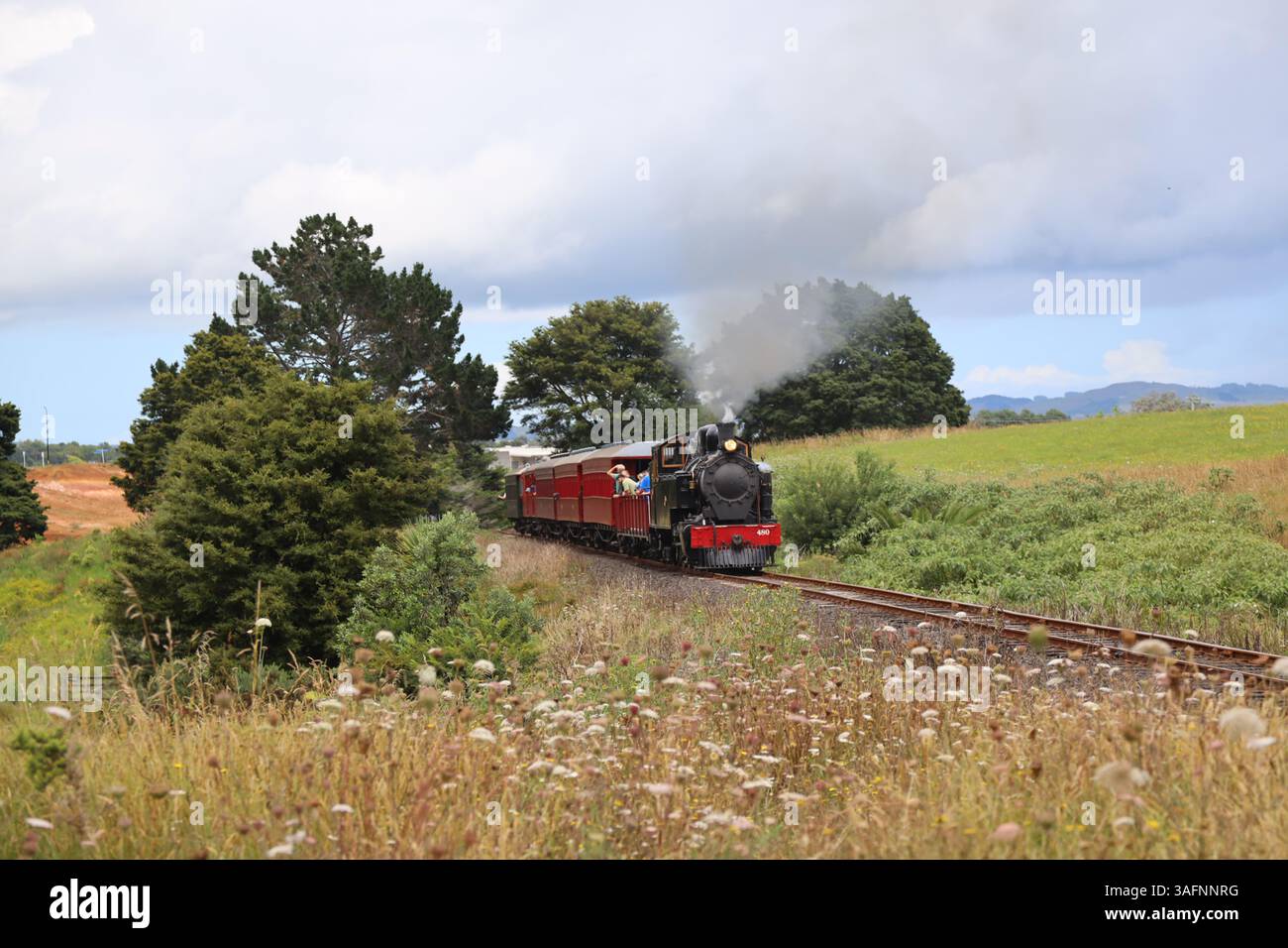 Oldtimer Railway, Waiuku, Neuseeland Stockfoto