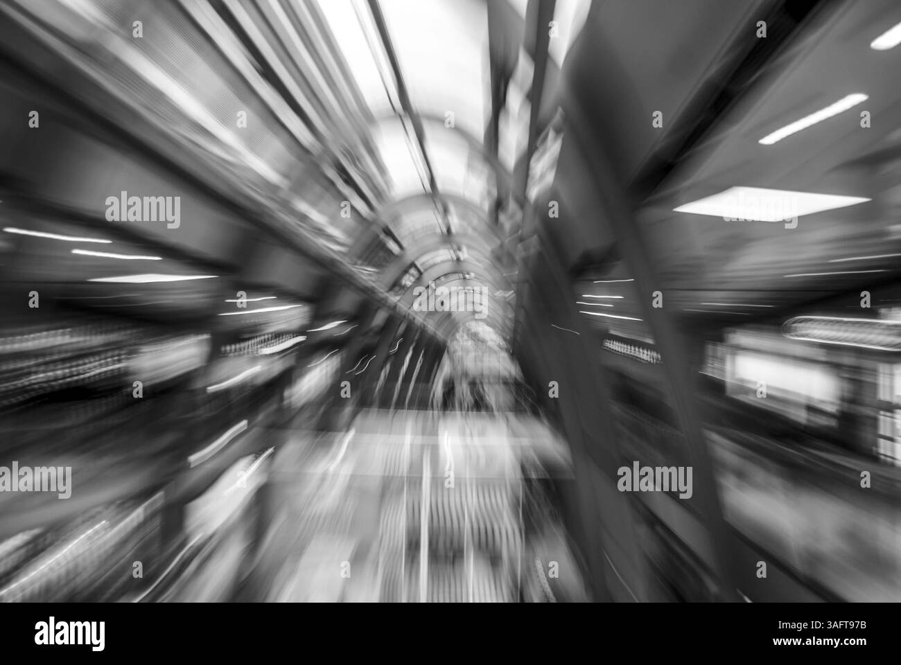 Europa Passage in Hamburg Stockfoto