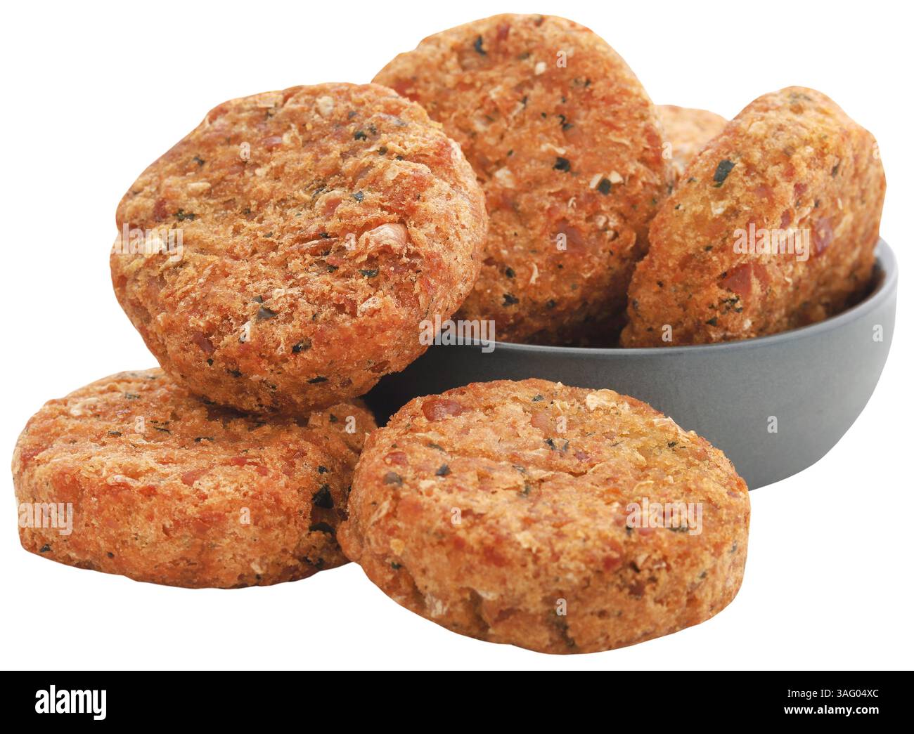Gemüsefalafel in einer Schüssel Nahaufnahme Stockfoto