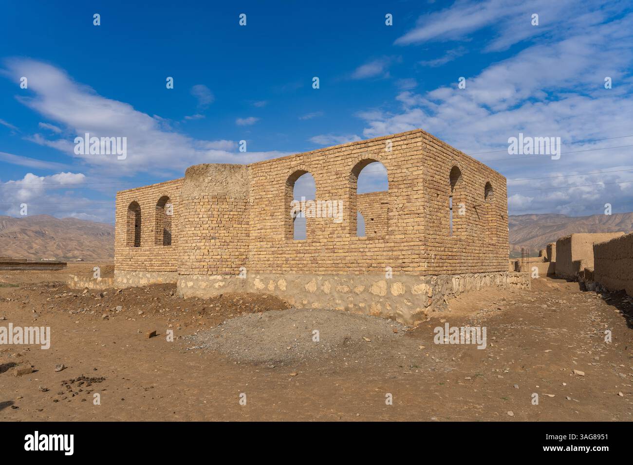 Bau eines Privathauses Stockfoto