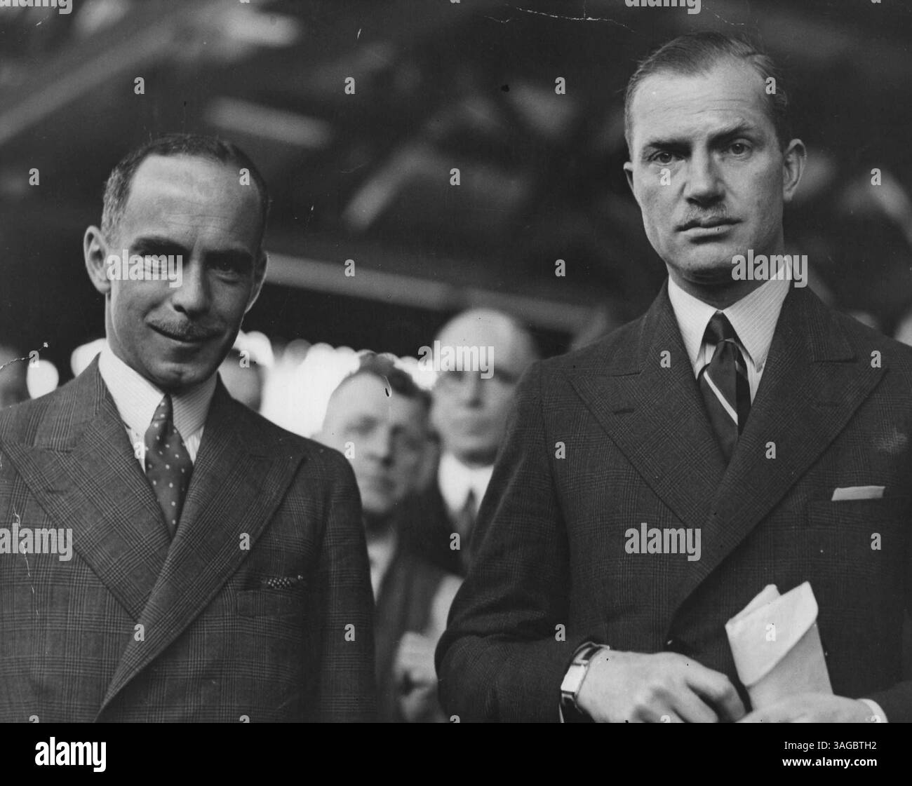 C.W.A. Scott & T. Campbell Black. Januar 1949 Stockfoto