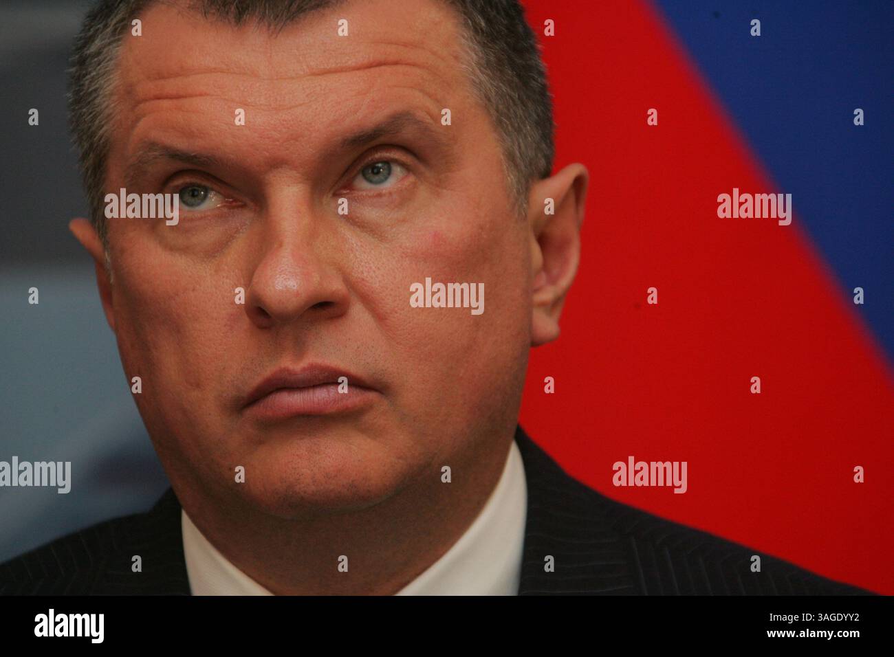Juni 2008 - Iwanovo, Russland - Vize-Premierminister der russischen Regierung IGOR SECHIN bei der Sitzung des Staatsrats in der Stadt Iwanovo (Bild: PhotoXpress/ZUMAPRESS.com) Stockfoto