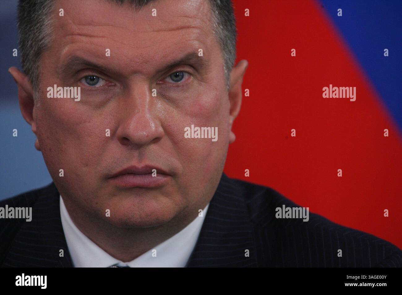 Juni 2008 - Iwanovo, Russland - Vize-Premierminister der russischen Regierung IGOR SECHIN bei der Sitzung des Staatsrats in der Stadt Iwanovo (Bild: PhotoXpress/ZUMAPRESS.com) Stockfoto