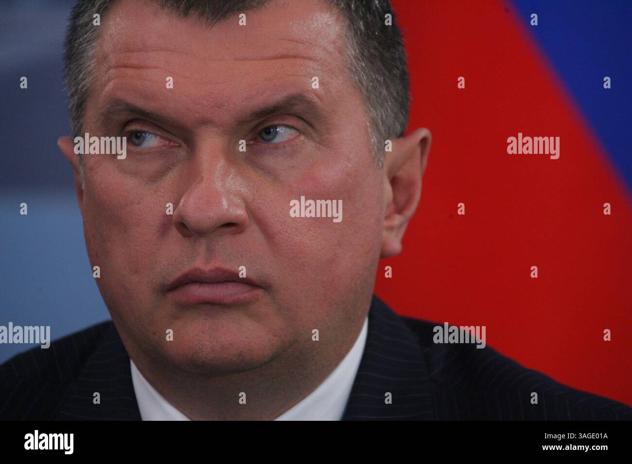 Juni 2008 - Iwanovo, Russland - Vize-Premierminister der russischen Regierung IGOR SECHIN bei der Sitzung des Staatsrats in der Stadt Iwanovo (Bild: PhotoXpress/ZUMAPRESS.com) Stockfoto