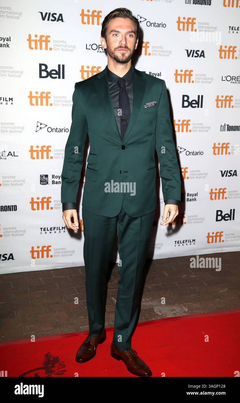 Dan Stevens beim TIFF-Fotogespräch für „The Guest“ in Toronto, Kanada - 13. September 2014 Stockfoto