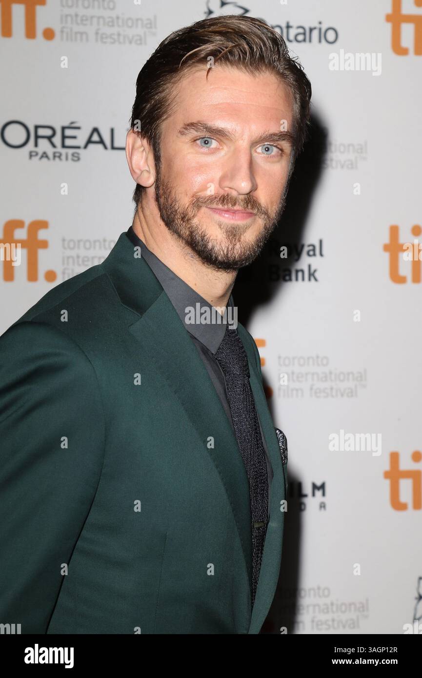 Dan Stevens beim TIFF-Fotogespräch für „The Guest“ in Toronto, Kanada - 13. September 2014 Stockfoto