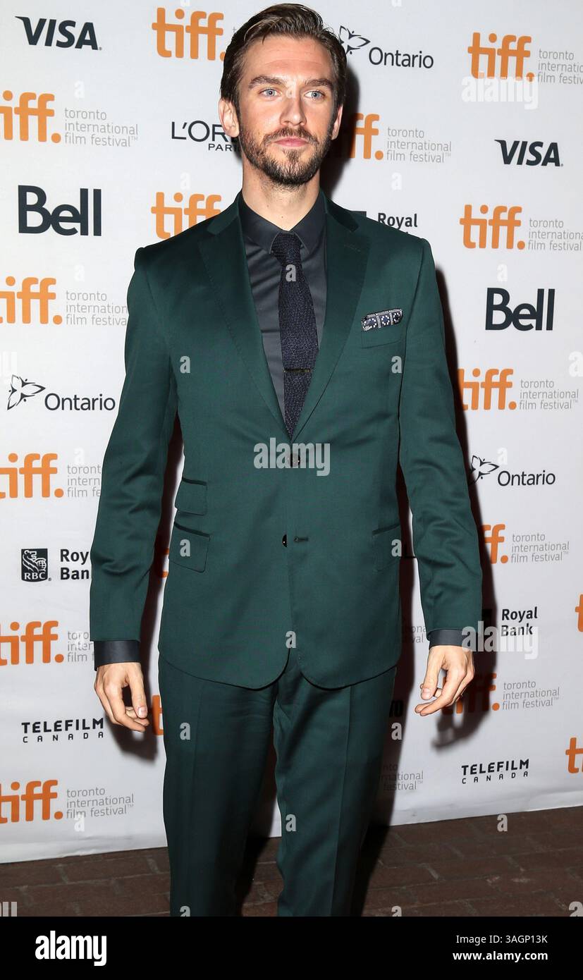 Dan Stevens beim TIFF-Fotogespräch für „The Guest“ in Toronto, Kanada - 13. September 2014 Stockfoto