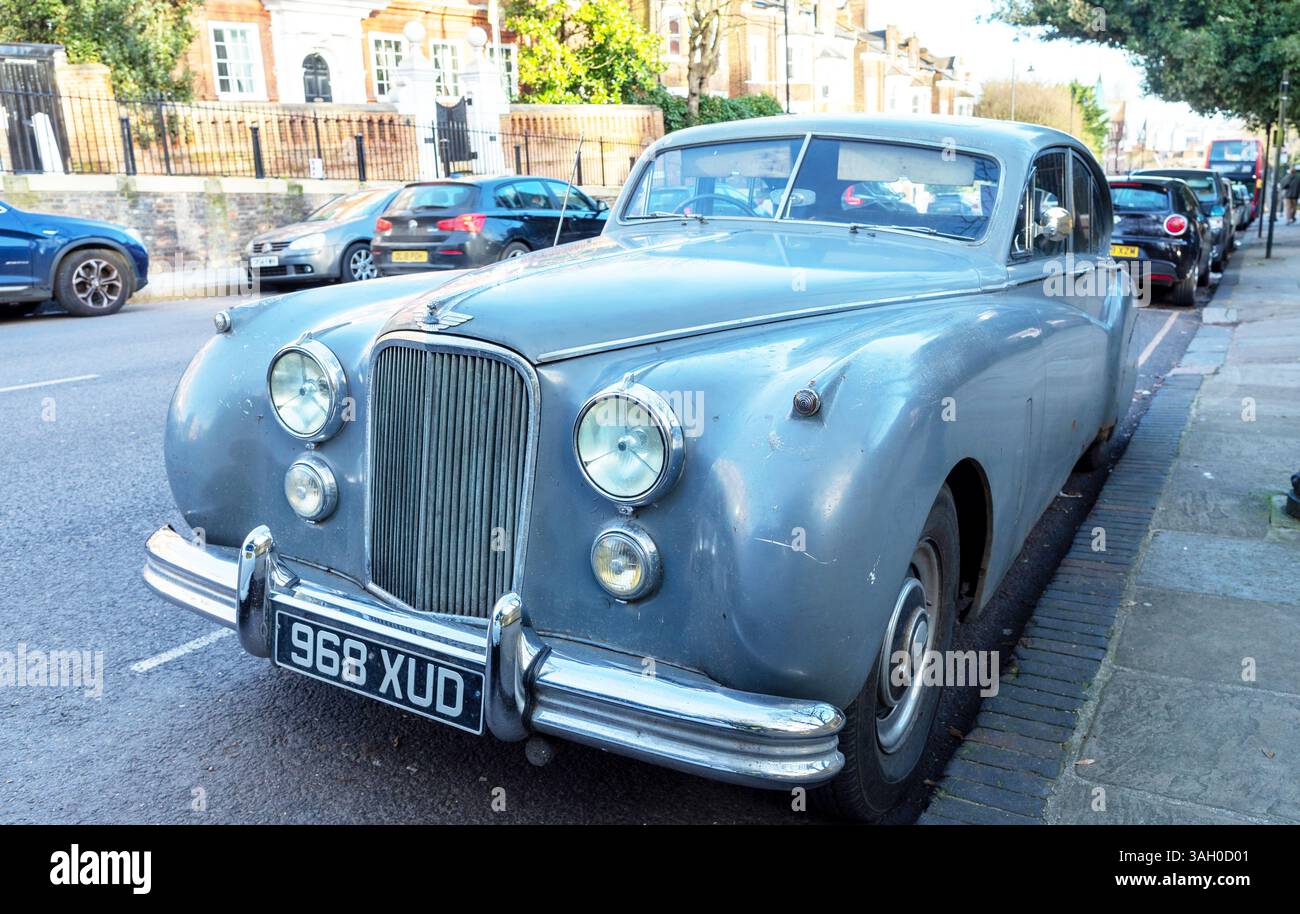Ein Classic Mark 7 Jaguar London UK Stockfoto