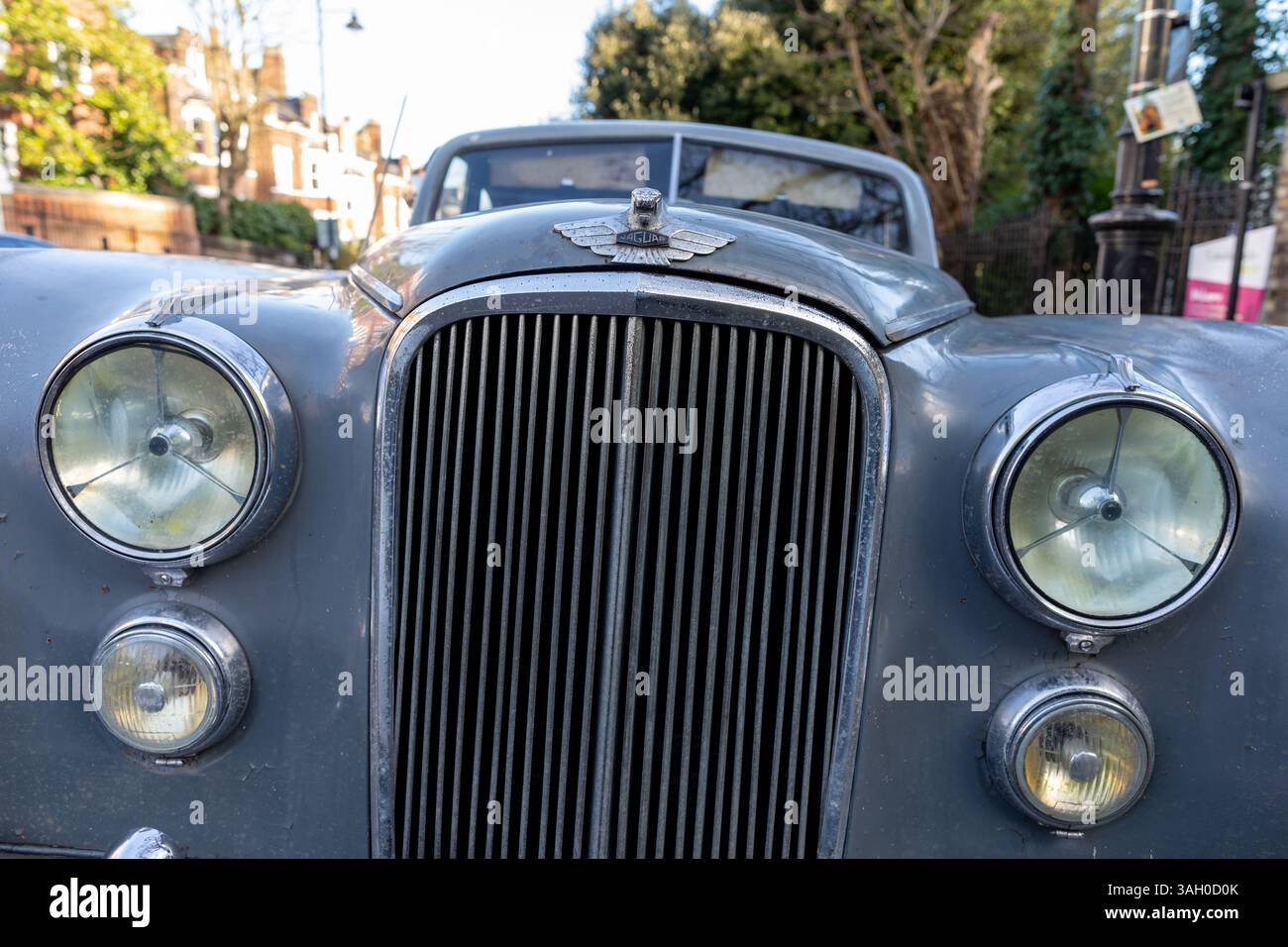 Ein Classic Mark 7 Jaguar London UK Stockfoto