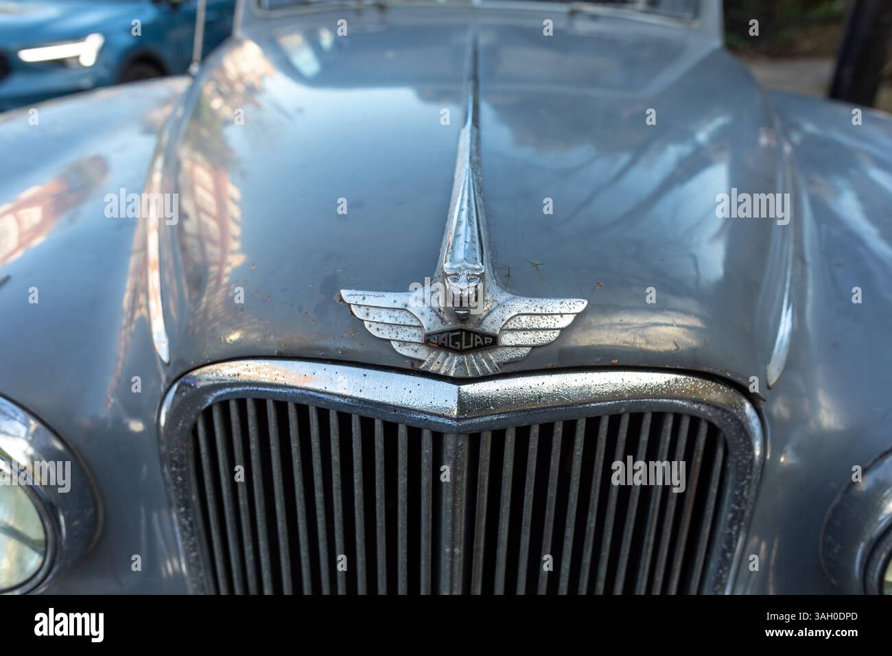 Ein Classic Mark 7 Jaguar London UK Stockfoto