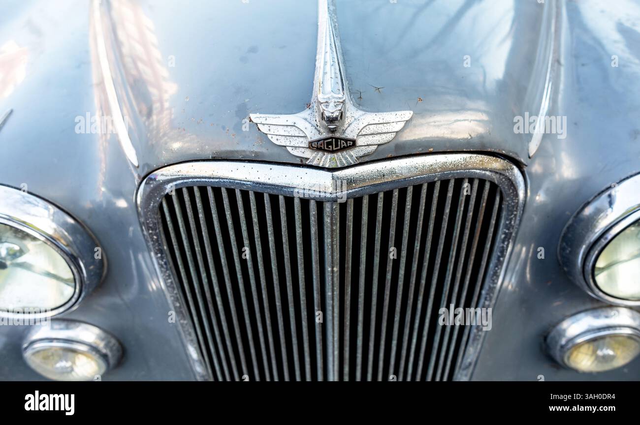 Ein Classic Mark 7 Jaguar London UK Stockfoto