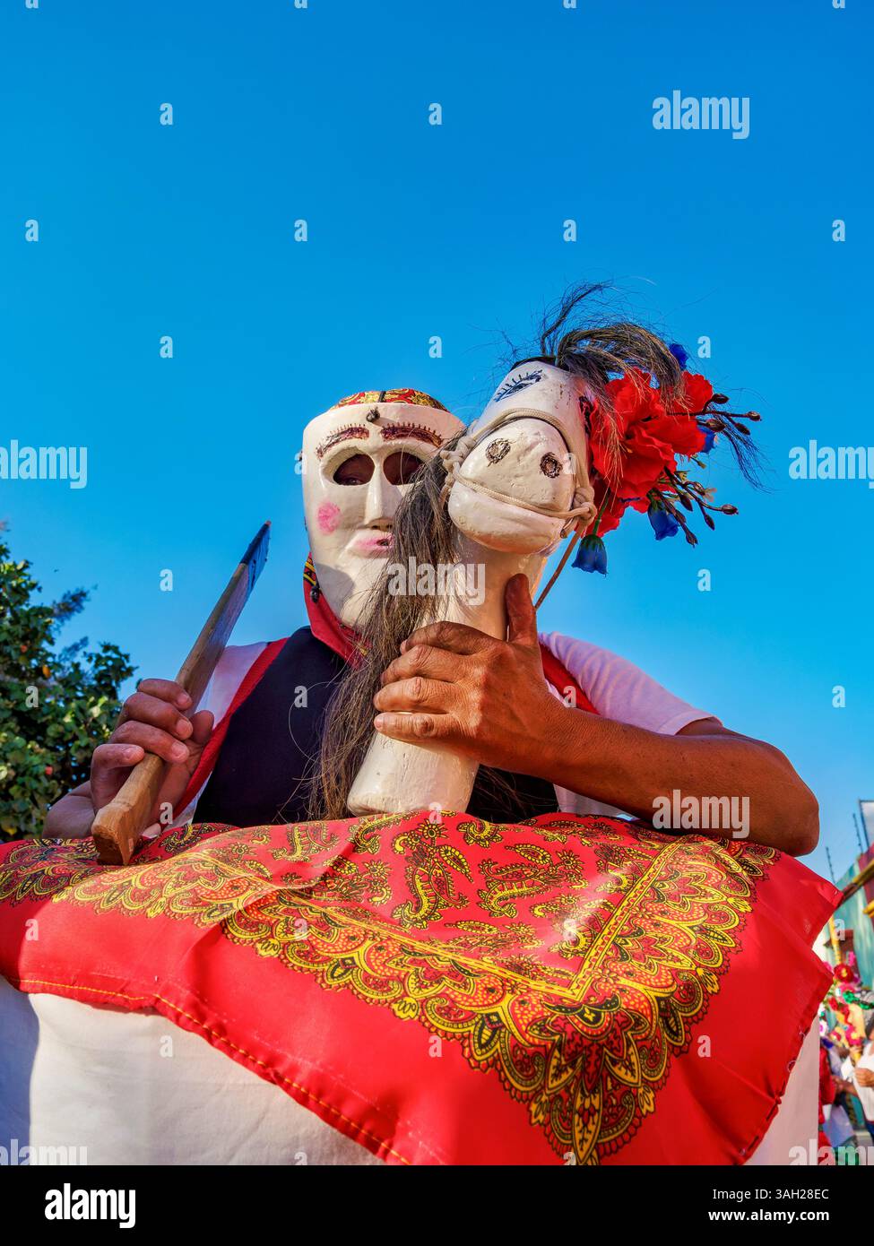 Karnevalsparade, Oaxaca de Juarez, Oaxaca State, Mexiko Stockfoto
