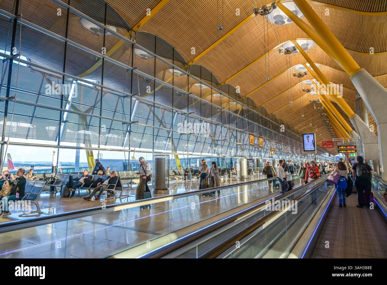 Flughafen Adolfo Suarez Madrid-Barajas, Madrid, Spanien Stockfoto