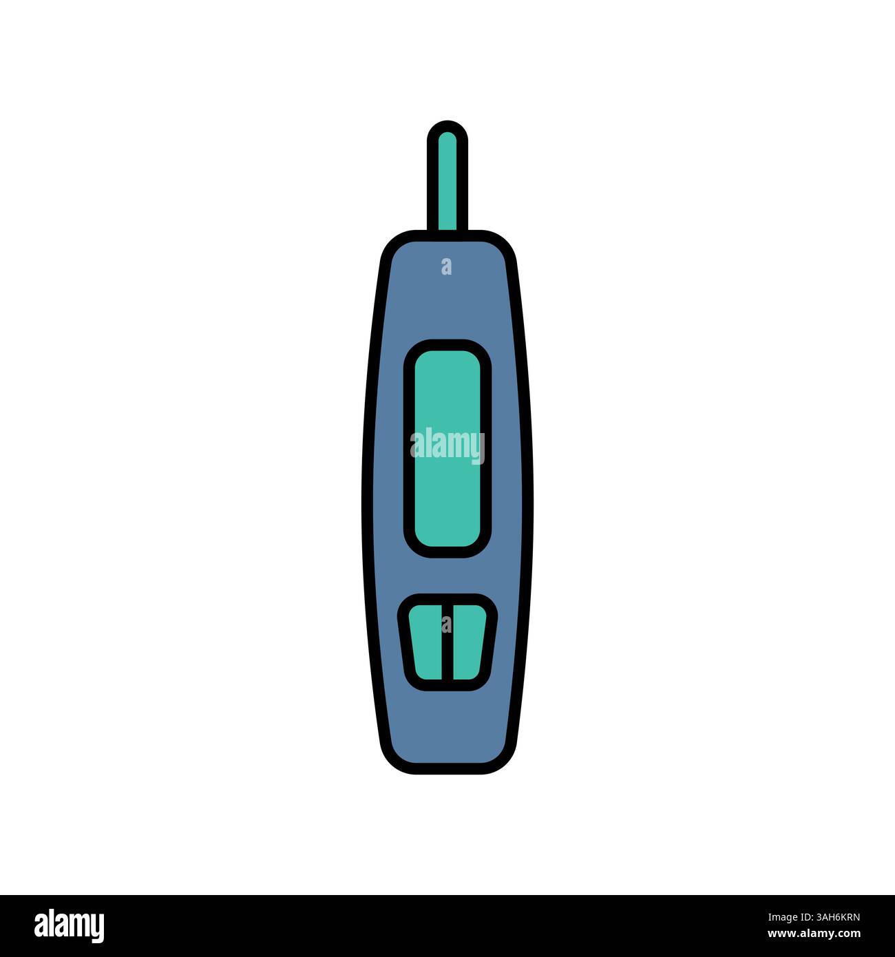 Intelligentes, flaches Farbsymbol für digitale und gedruckte Projekte. Minimale bereinigte Symbole für Apps und Websites. Moderne, einfache Symbole für UI UX und Kleie Stock Vektor