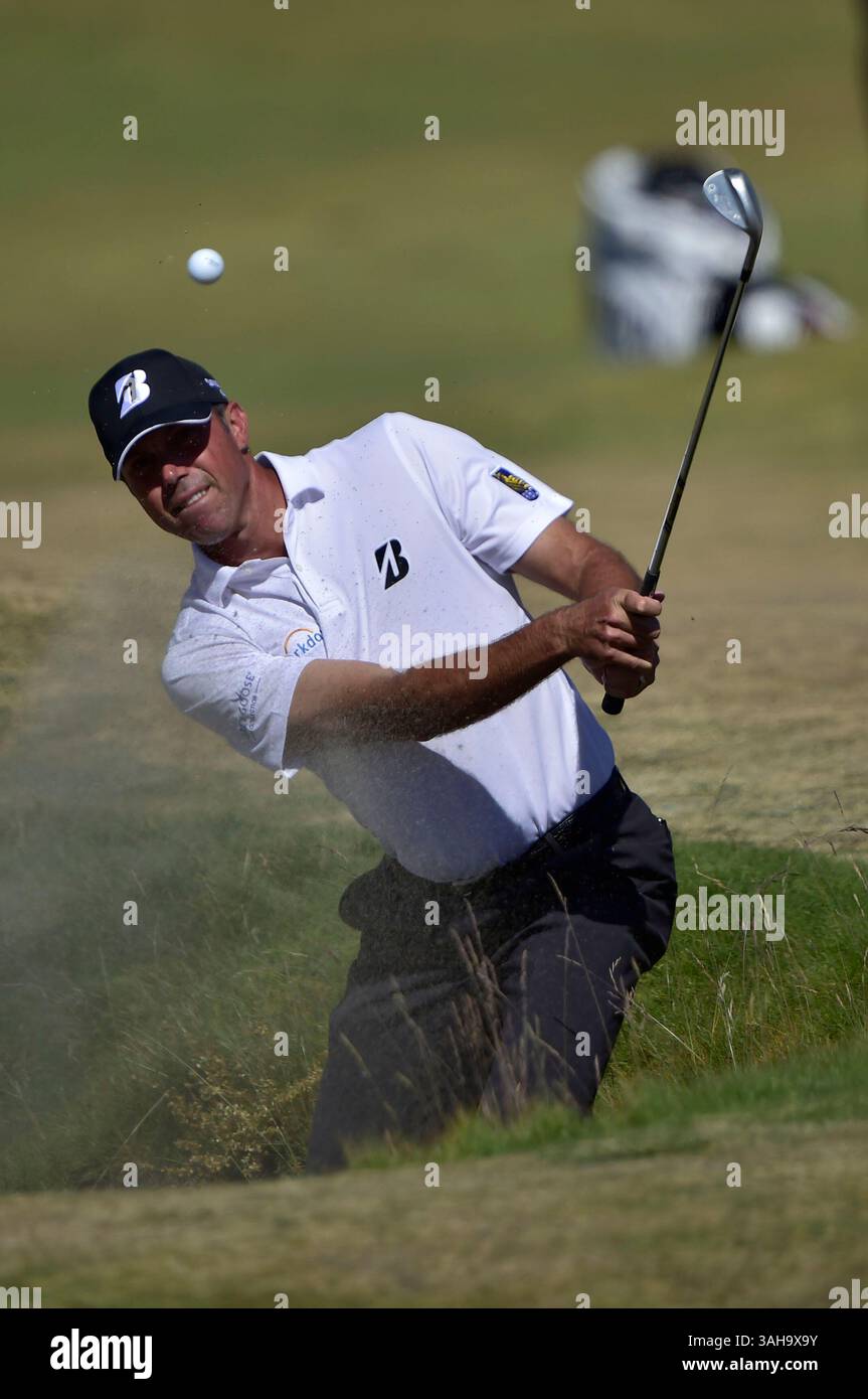 19. Juni 2015 Matt Kucher am 6. Loch in Runde 2 bei den U.S. Open in Chambers Bay, University Place, Washington. . . George Holland / Cal Sport Media (Bild: © George Holland/Cal Sport Media/ZUMAPRESS.com) Stockfoto
