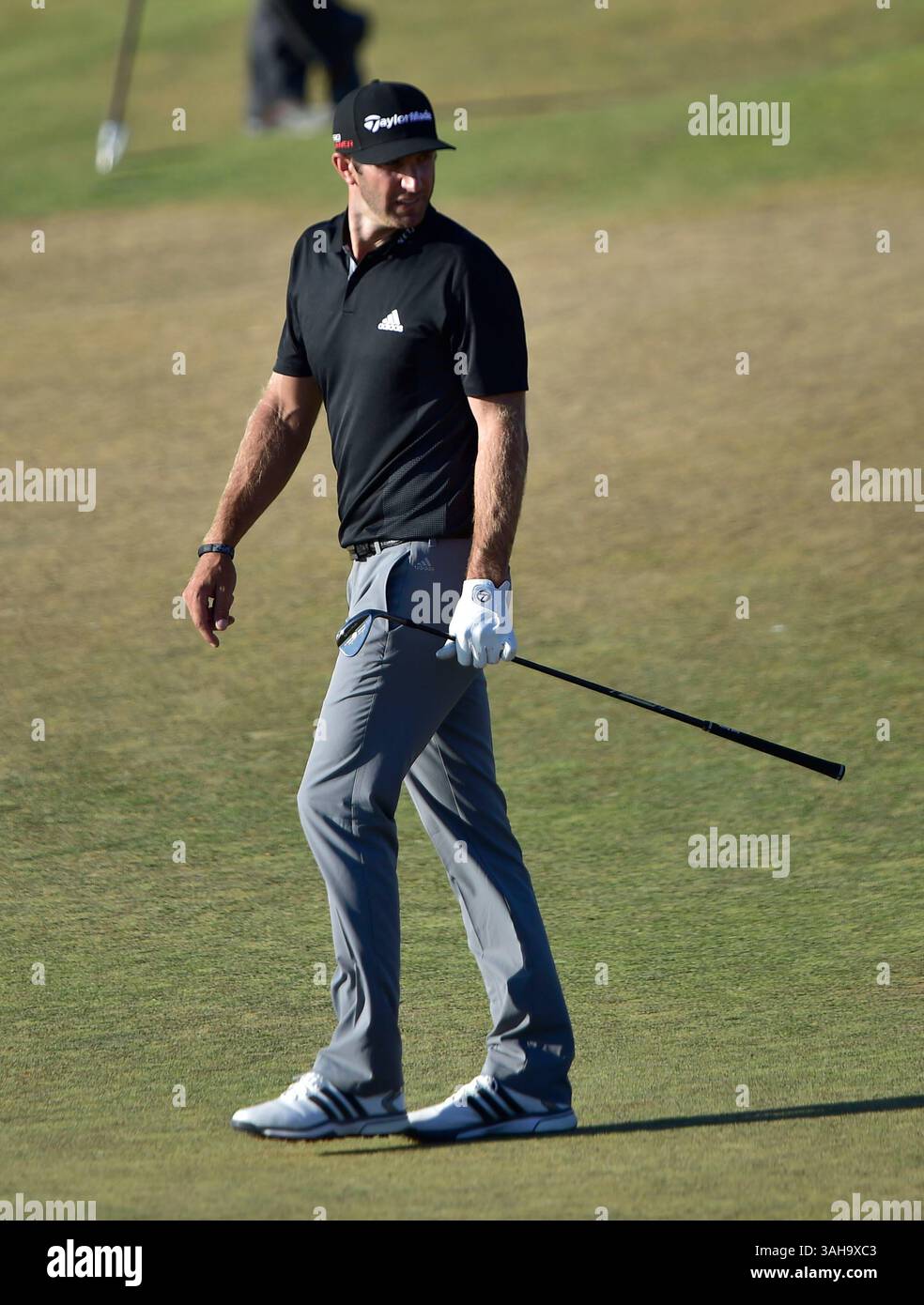 19. Juni 2015. Dustin Johnson während der zweiten Runde bei den U.S. Open in Chambers Bay, University Place, Washington. . . George Holland / Cal Sport Media (Bild: © George Holland/Cal Sport Media/ZUMAPRESS.com) Stockfoto
