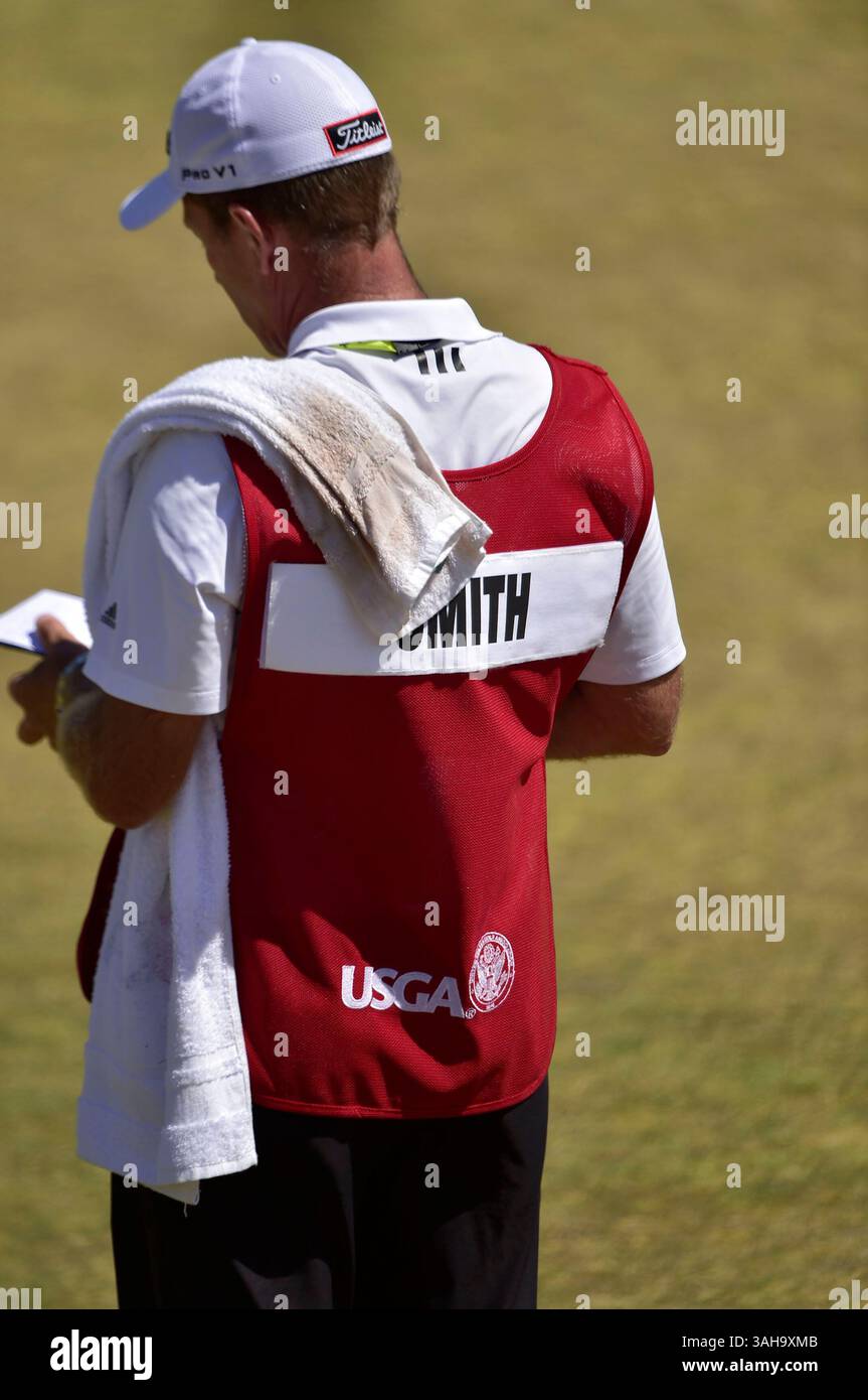 Juni 2015. Während der dritten Runde bei den U.S. Open in Chambers Bay, University Place, Washington. . . George Holland / Cal Sport Media. (Bild: © George Holland/Cal Sport Media/ZUMAPRESS.com) Stockfoto