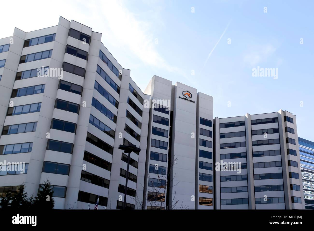 Tysons Corner, Virginia, USA - 1. März 2020: Alarm.com Hauptquartier in Tysons Corner, Virginia, USA. Stockfoto