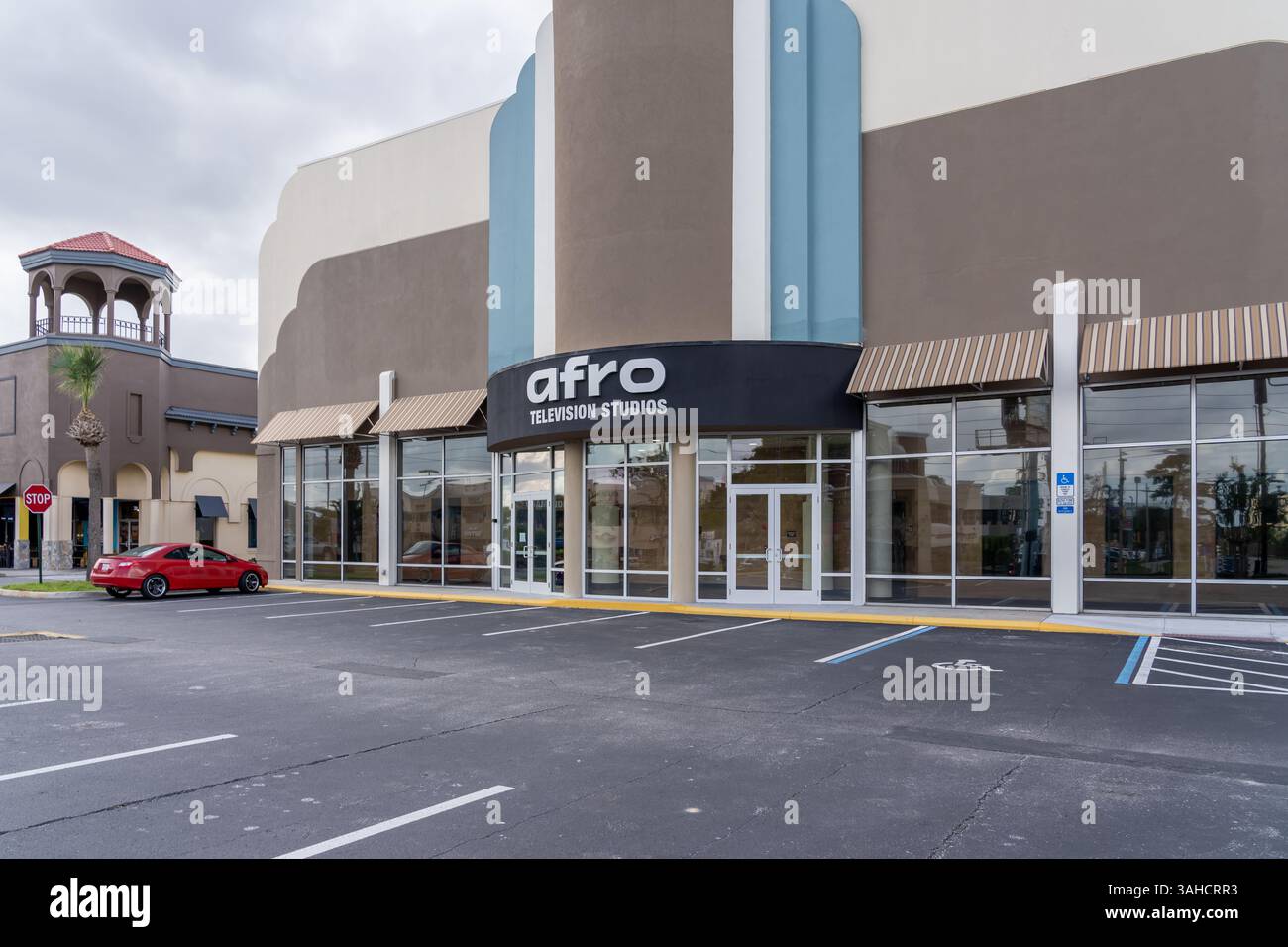 Orlando, Florida, USA - 5. Januar 2022: AFRO Television Studios in Orlando, Florida, USA. Stockfoto