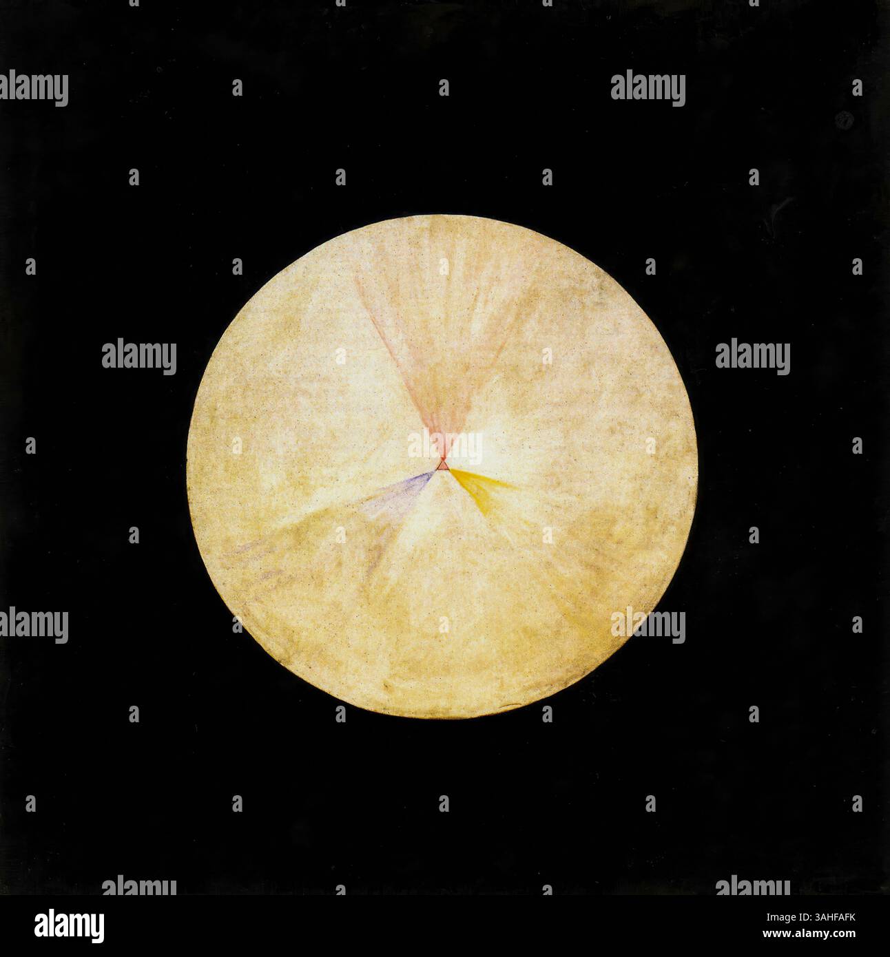 Hilma af Klint, die SUW-Serie, Nr. 14, der Schwan, abstrakte Malerei 1914-1915 Stockfoto