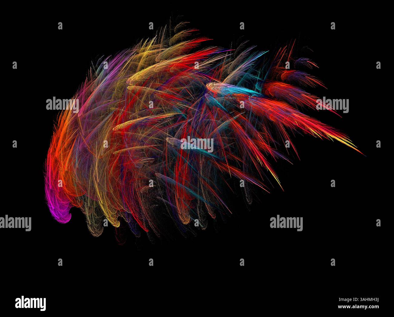 Fraktale Zusammenfassung Stockfoto