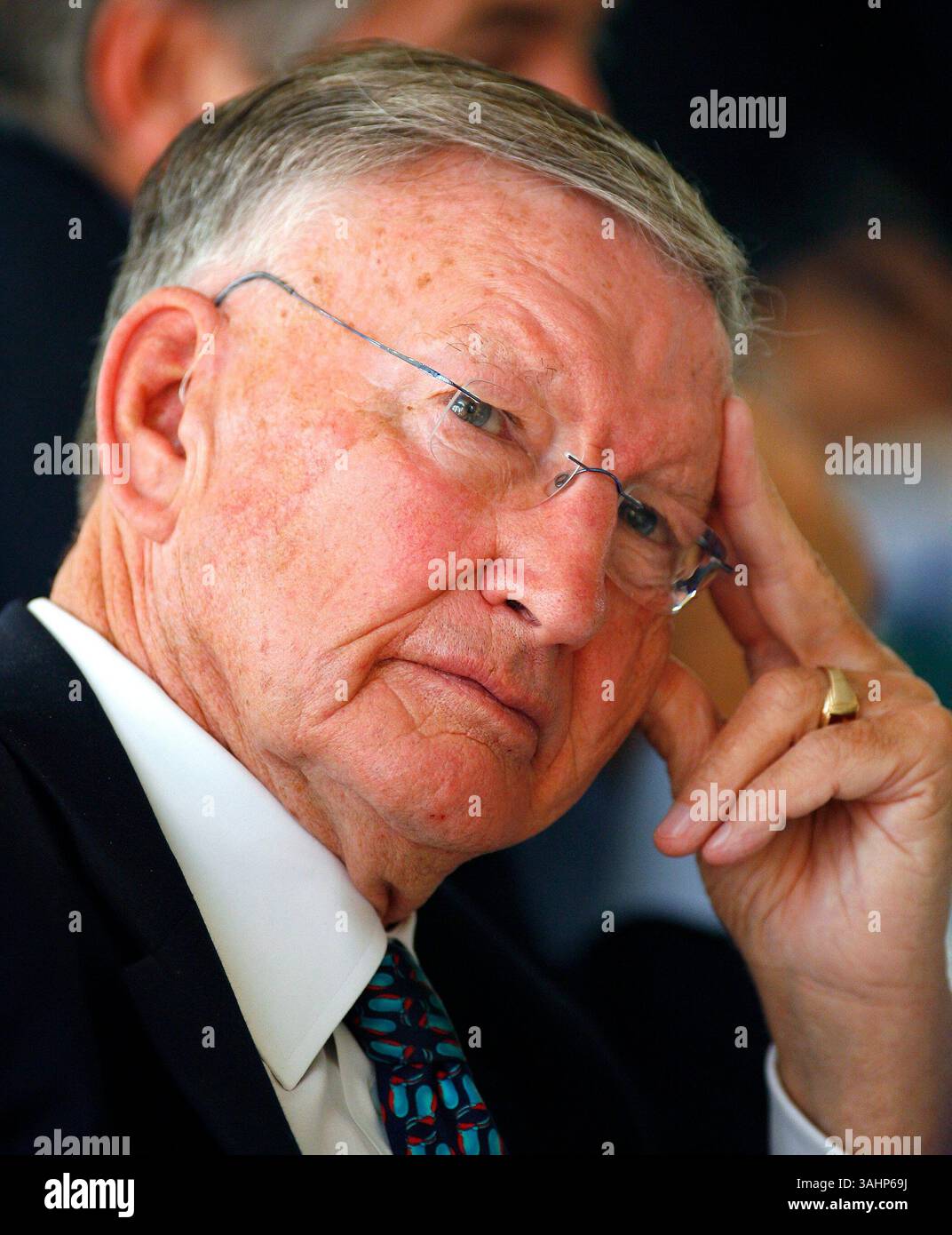 September 2008 - Calgary, Alberta, Kanada - Ron Southern, Vorsitzender der ATCO-Gruppe, bei der Spruce Meadows Round Table Business Conference in Calgary. (Foto: © Larry MacDougal via ZUMA Wire) Stockfoto