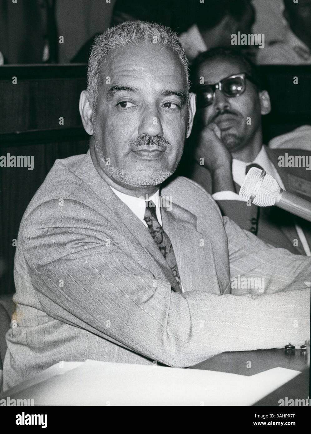 1. Januar 1961: Paris, Frankreich: MAITRE MOKHTAR OULD DADDAH, Präsident Mauretaniens. Geboren 1924. Er hat Senegal und Paris studiert. Territorialrat, 1957. Premierminister, 1958. Präsident der Republik, 1961. Credits: Camerapix (Foto: © Keystone Press Agency/Keystone USA via ZUMAPRESS.com) Stockfoto