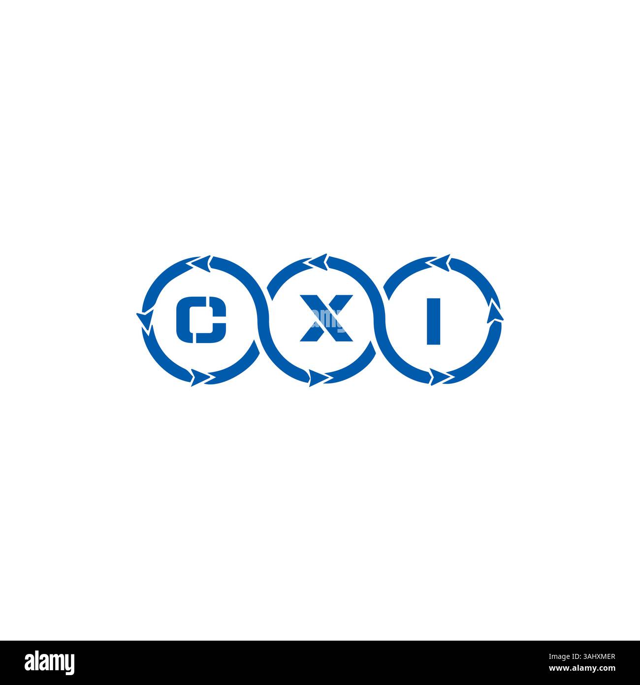 cxi, cxi Set, c x i Design, c x i Letter, c x i Logo, c x i, cxi Letter, cxi Logo, cxi Monogramm, cxi Letter Logo Set, Grafik, Symbol, Identität, Industrie Stock Vektor