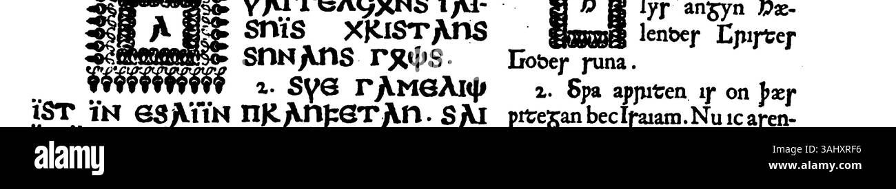 Der Codex Argenteus, der 1665 von Franciscus Junius geschaffen wurde, enthält wichtige frühe Versionen der Evangelien in Gotik und Altenglisch. Diese bedeutende Handschrift ist Teil des europäischen literarischen Erbes und bietet Einblick in frühchristliche Texte. Stockfoto