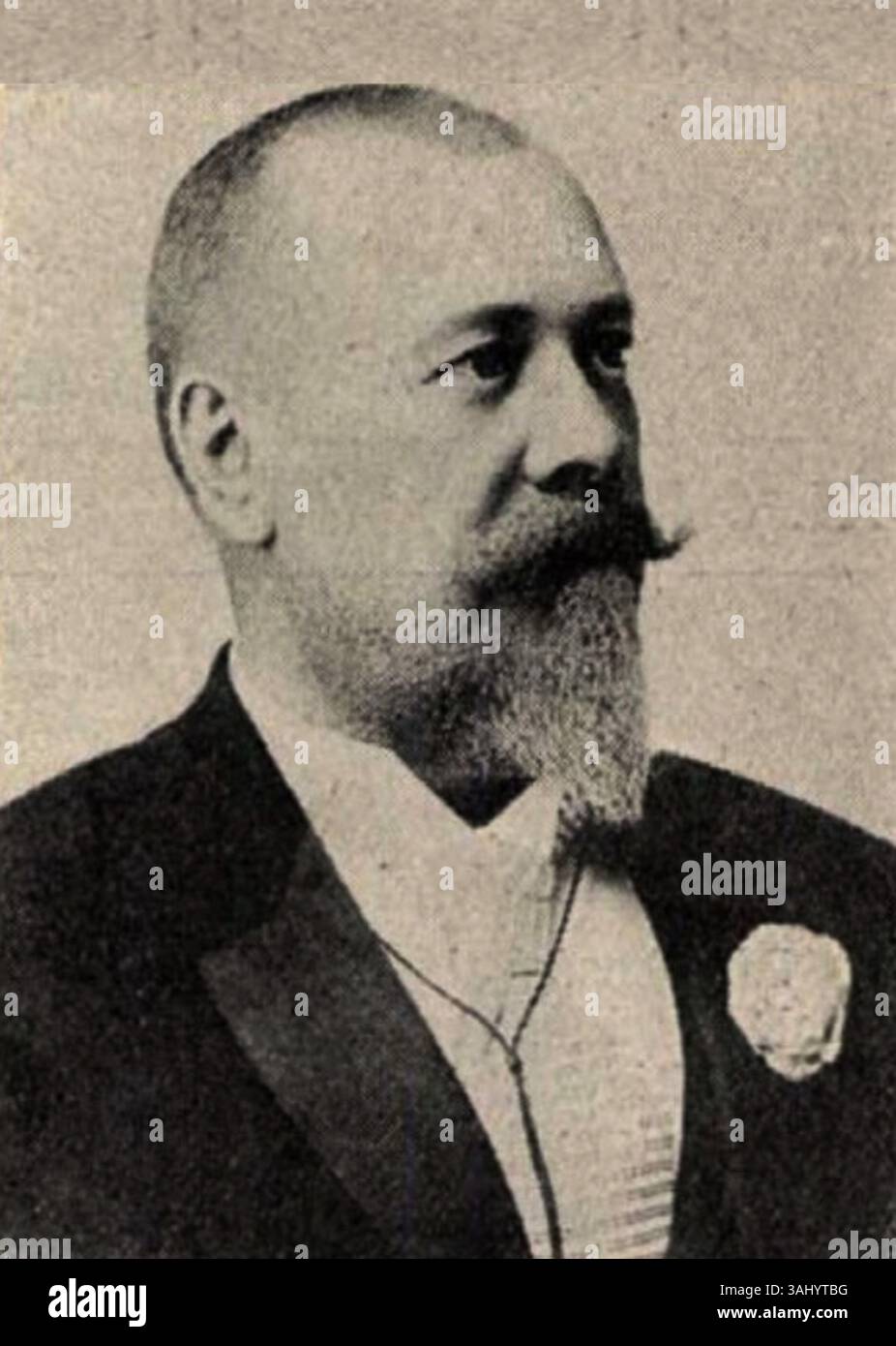 Kéry Gyula (1842–1919) Világlapja war ein ungarischer Beamter und Bischof von Békés. Er wirkte auch als Publizist mit. Stockfoto