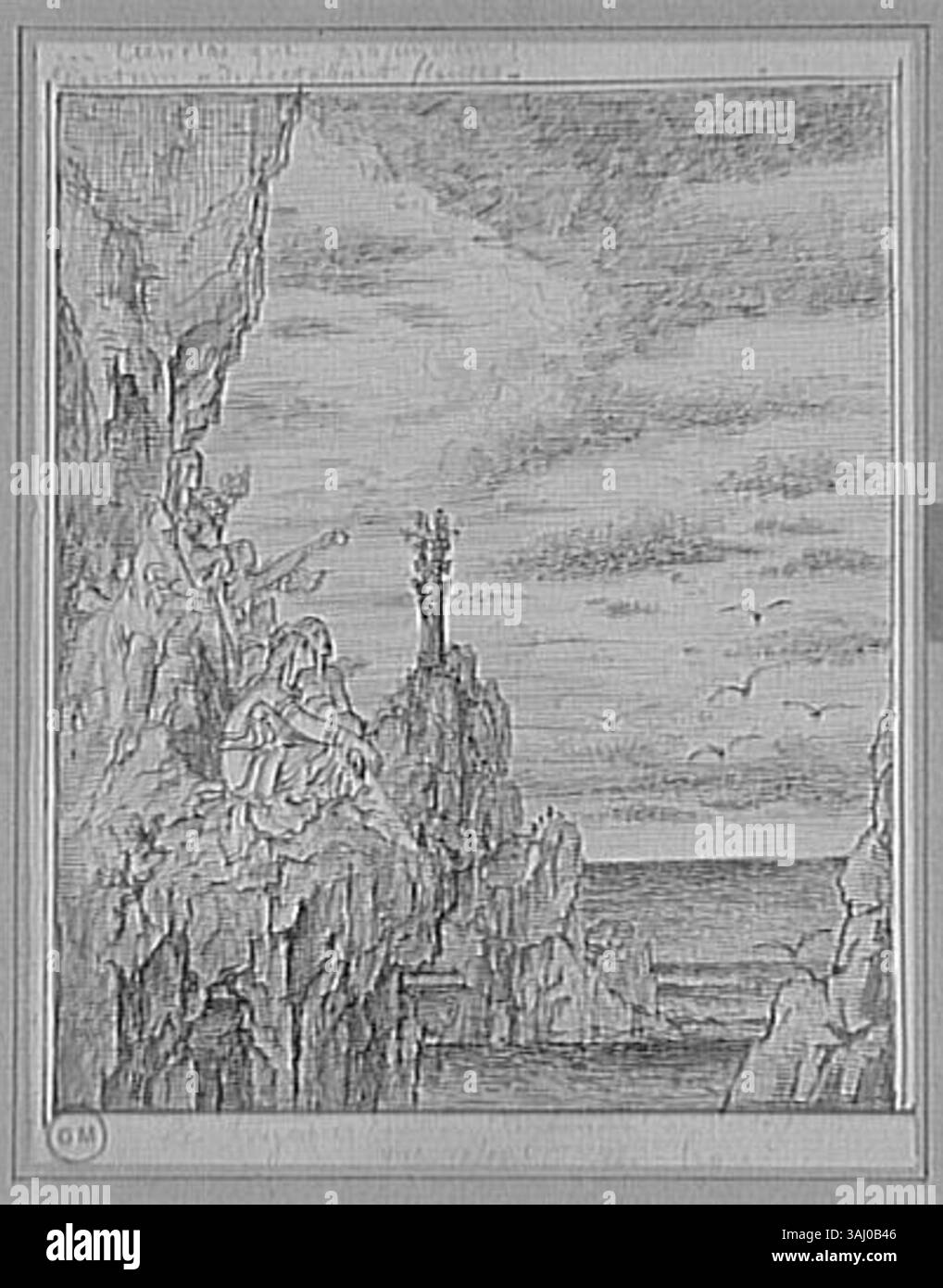 „Les Troyennes Captives“ von Gustave Moreau zeigt das tragische Schicksal der gefangenen Trojanischen Frauen. Das Stück konzentriert sich auf ihre Ausdrucksformen und Körpersprache und vermittelt die Trauer und Verzweiflung ihrer Situation. Stockfoto